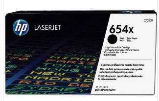 HP 654X High Yield Black Original LaserJet Toner Cartridge