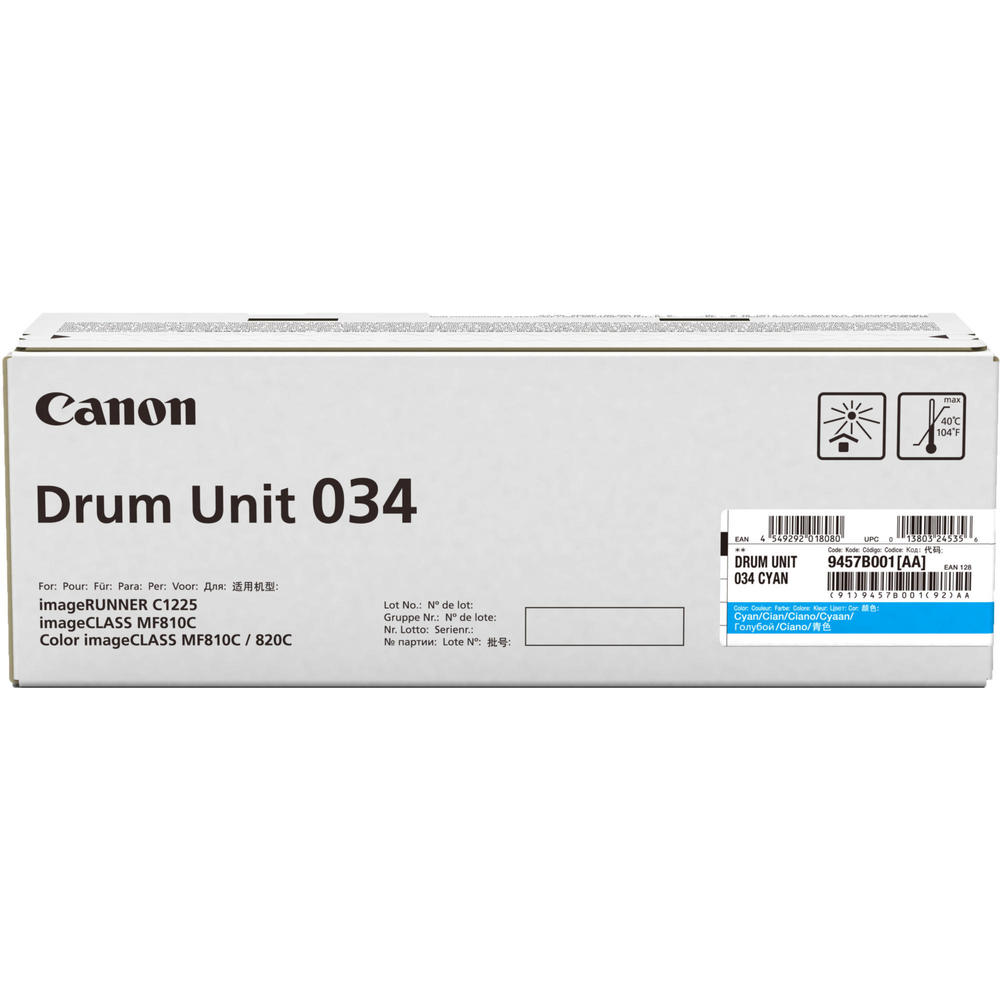 Mực in Canon Laser Drum 034 C/M/Y 