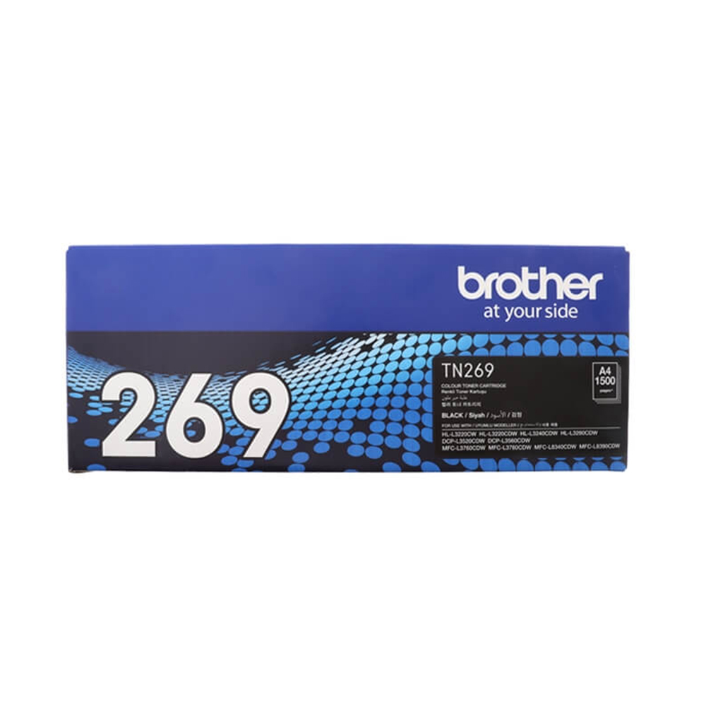 Mực Brother TN269BK (Mực đen cho máy HL-L3240CDW/HL-L3280CDW/DCP-L3560CDW/MFC-L3760CDW/MFC-L8340CDW 