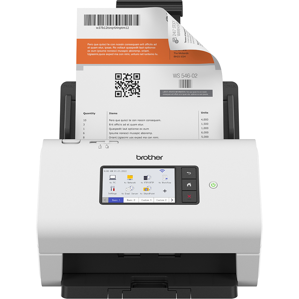 Máy Scan Brother ADS-4900W (A4/A5/ Đảo mặt/ ADF/ USB/ LAN/ WIFI
