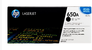 HP 650A Black Original LaserJet Toner Cartridge