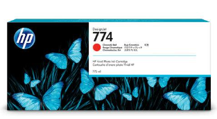HP P2W02A – HP 774 Chromatic Red DesignJet Ink Cartridge