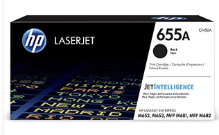 HP 655A Black Original LaserJet Toner Cartridge