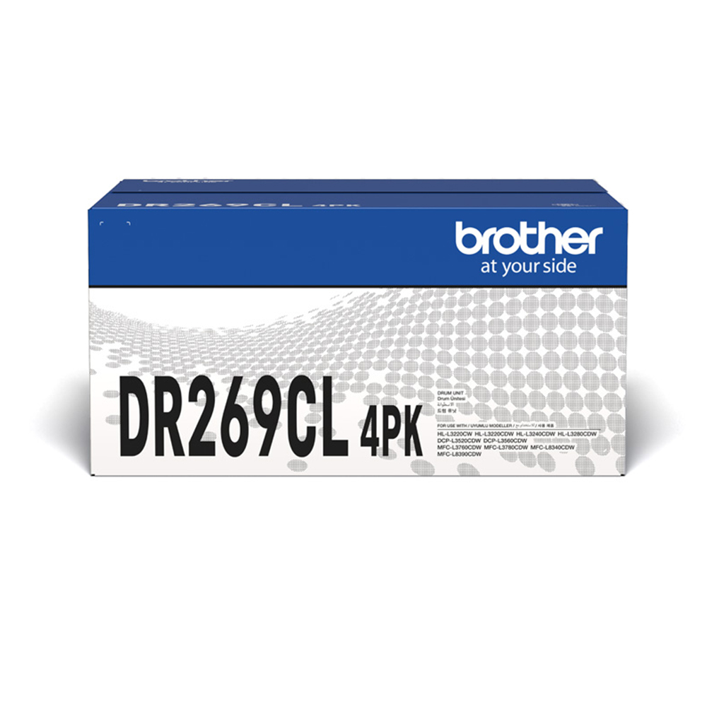 Trống từ Brother DR 269CL 4PK (Drum cho máy HL-L3240CDW/HL-L3280CDW/DCP-L3560CDW/MFC-L3760CDW/MFC-L8