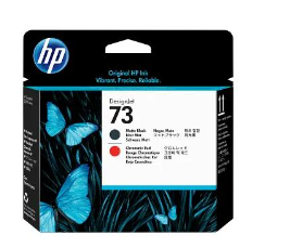 HP 73 Matte Black & Chromatic Red Printhead
